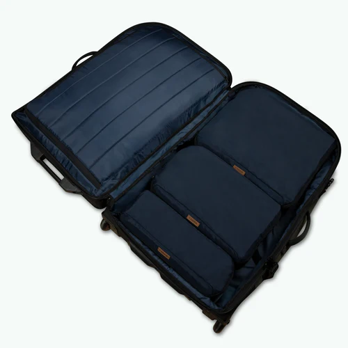 Set of 3 Berlin Black Suitcase Organizers