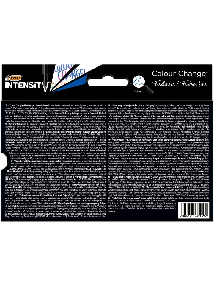 Bic Intensity Colour Change m. Farbwechseltechnologie – versch. Farben, 6er Pack günstig kaufen onesize