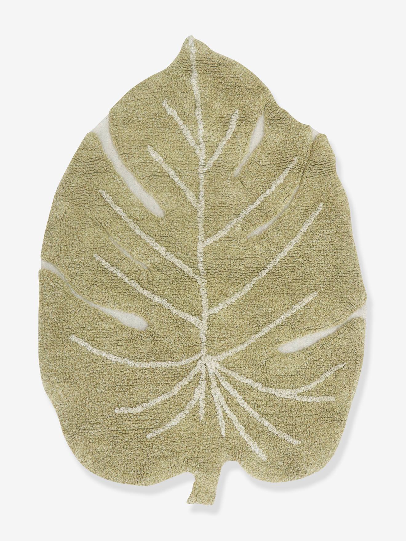 Tapis coton Lavable Mini Monstera