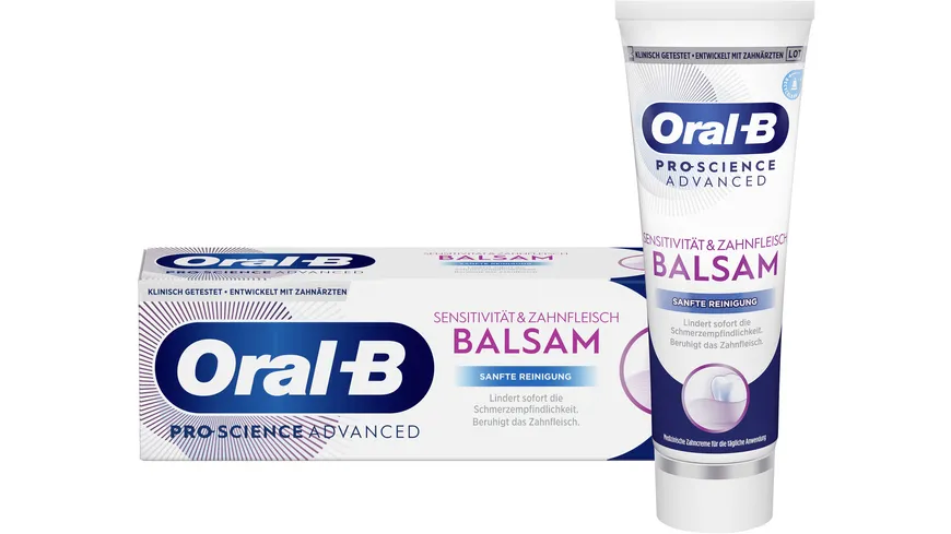 Oral-B Zahnpasta Pro-Science Advanced Sensitivität und Zahnfleisch Balsam 75 ml