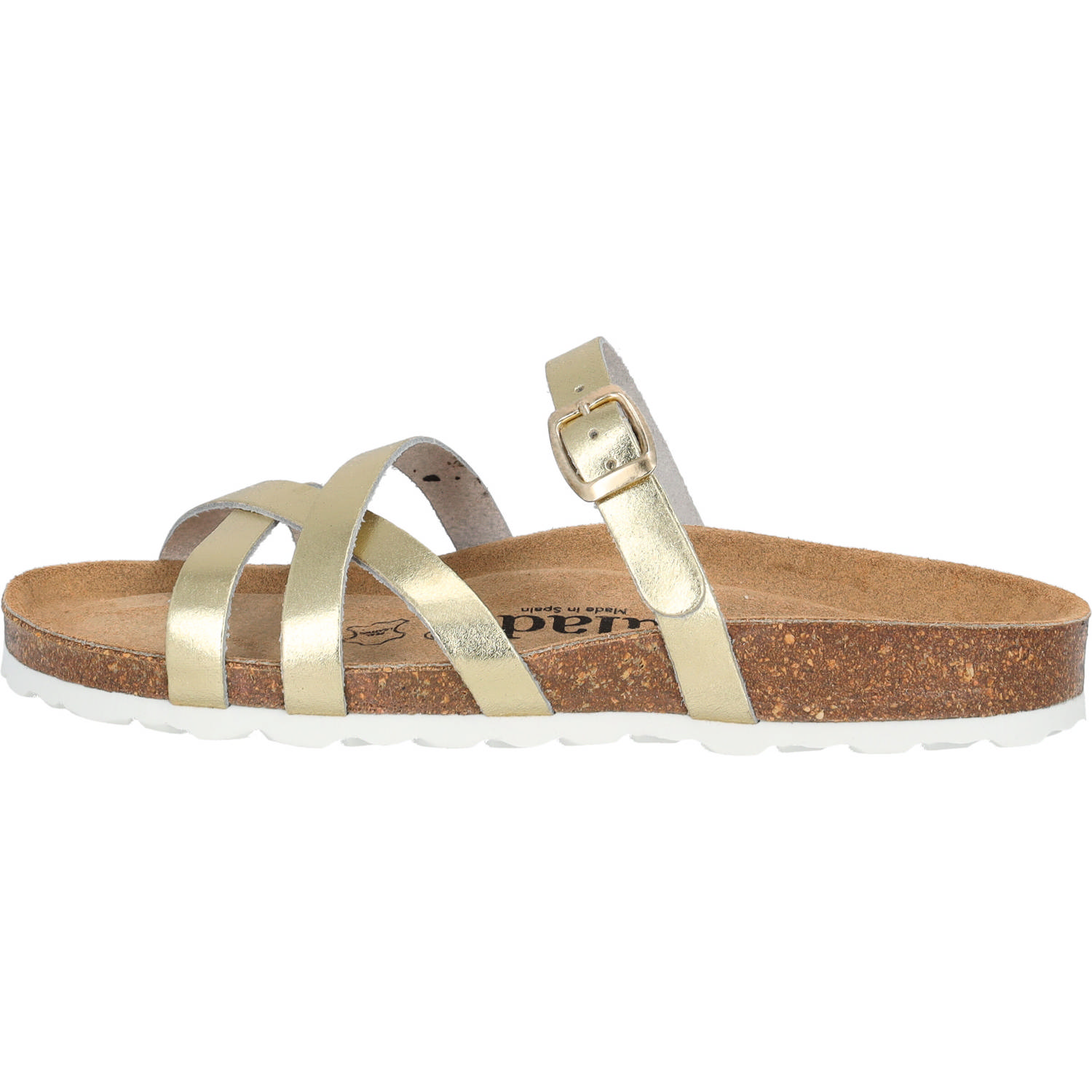 Palado Cruisi Premium Leather, Pantoletten, Damen, Gold Metallic