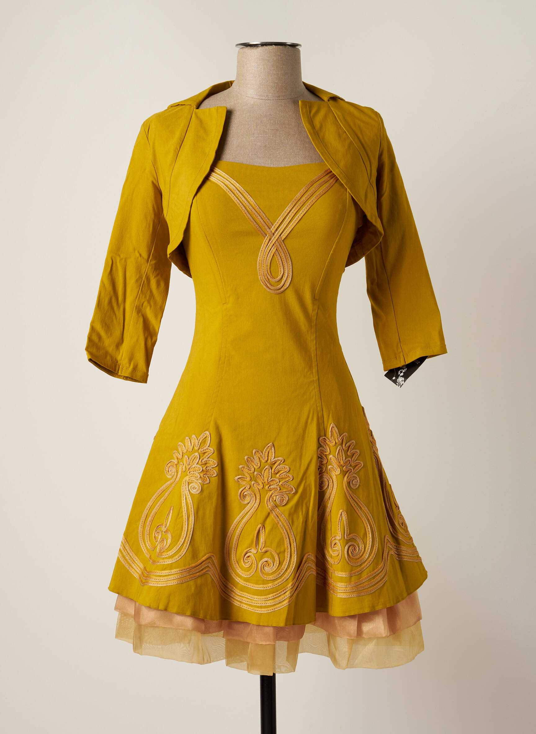 Just Side Ensembles Robe Femme couleur jaune