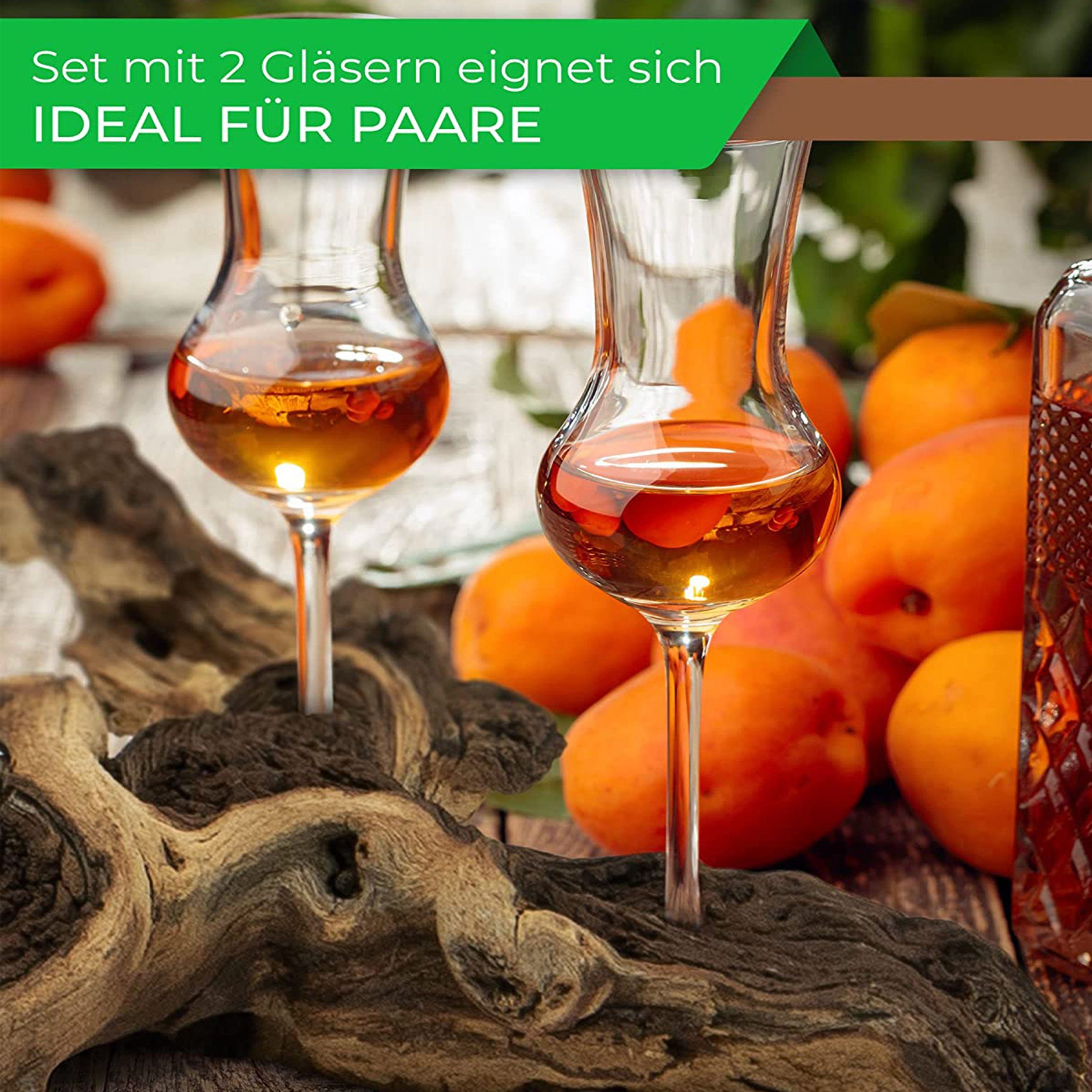 Deggelbam Schnapsglas Echtholz Wurzel mit Grappagläsern ohne Stiel - Schnapsgläser, Handgemacht in Deutschland!