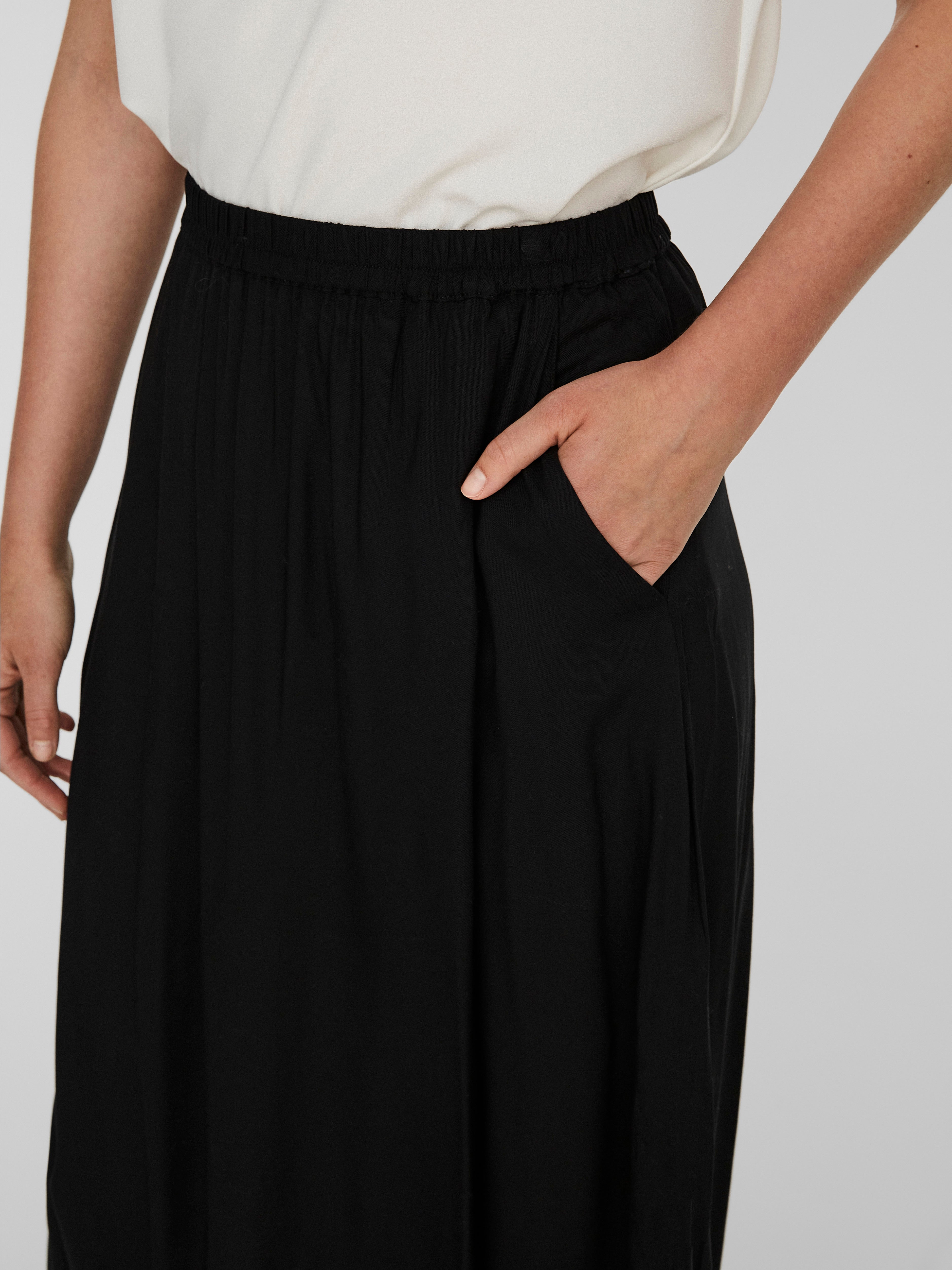 VMEASY Hohe Taille Langer Rock