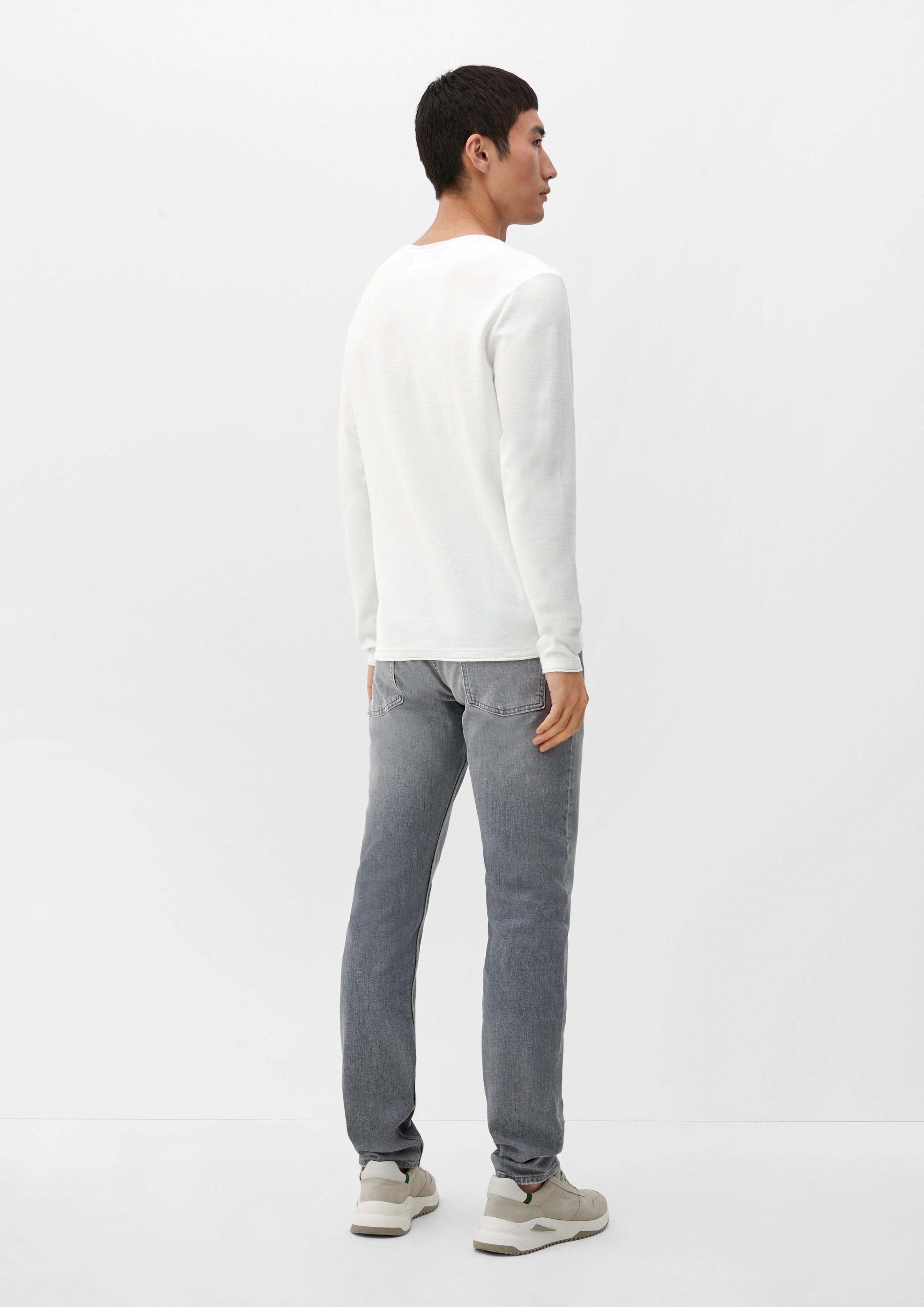 Pullover mit Rollsaumblende  2124525-0120