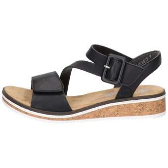Rieker Sandale in schwarz