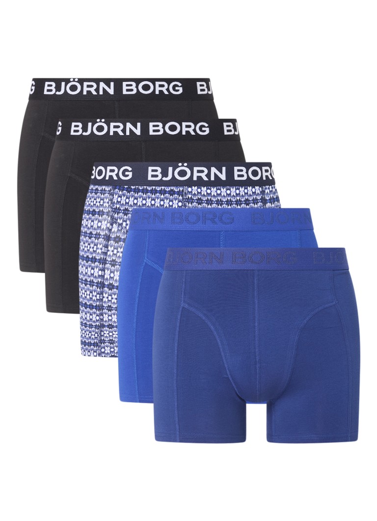 Björn Borg Boxer shorts with logo band in 5-pack