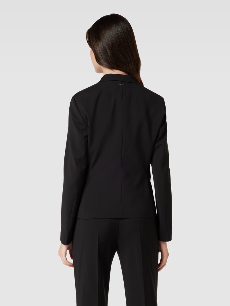 Blazer mit Knopfverschluss Modell 'Jarua' in schwarz