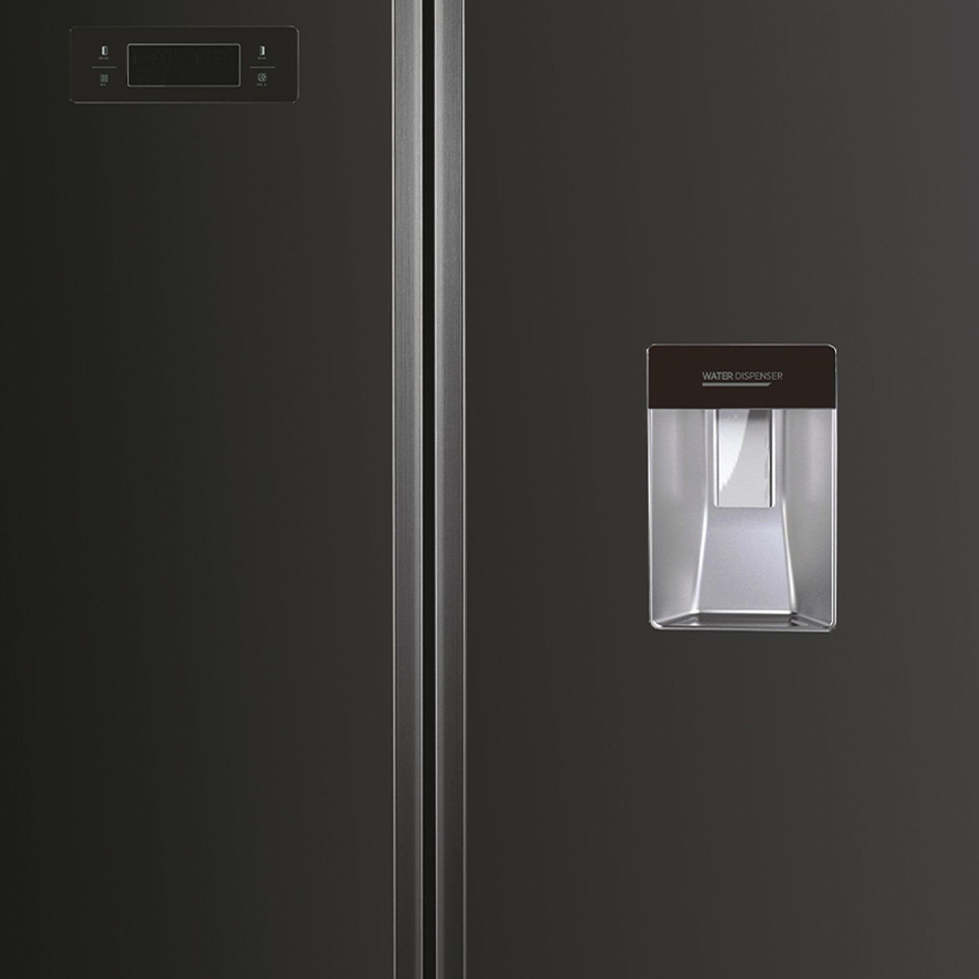 Hoover Kühlschrank HHSBSO 6174BWD, 177 cm hoch, 90 cm breit
