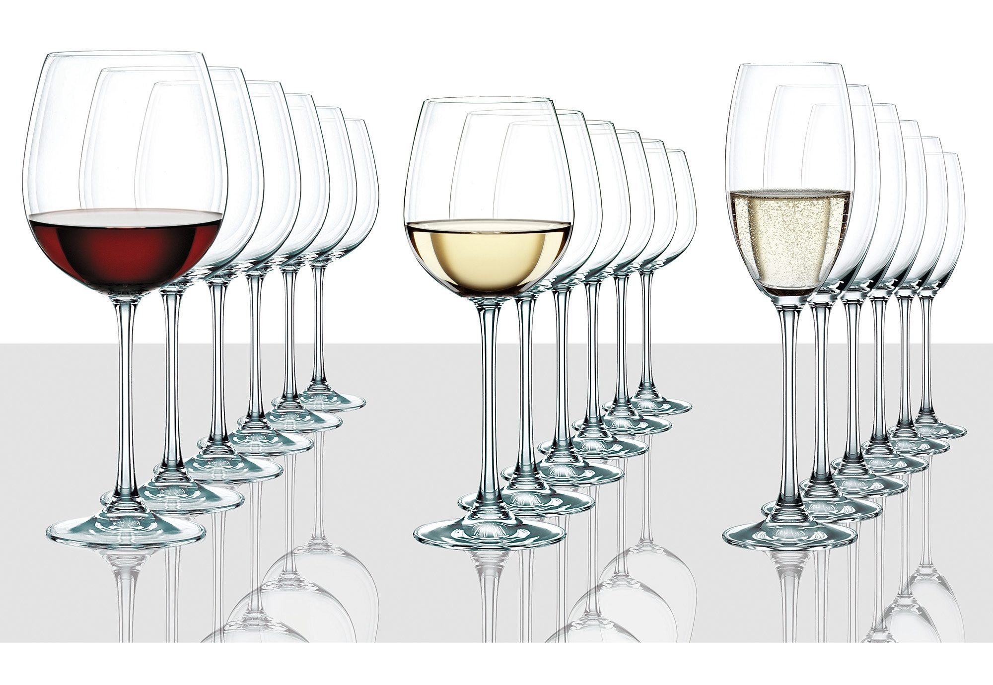 Nachtmann Gläser-Set Vivendi Premium, Kristallglas, 18-teilig