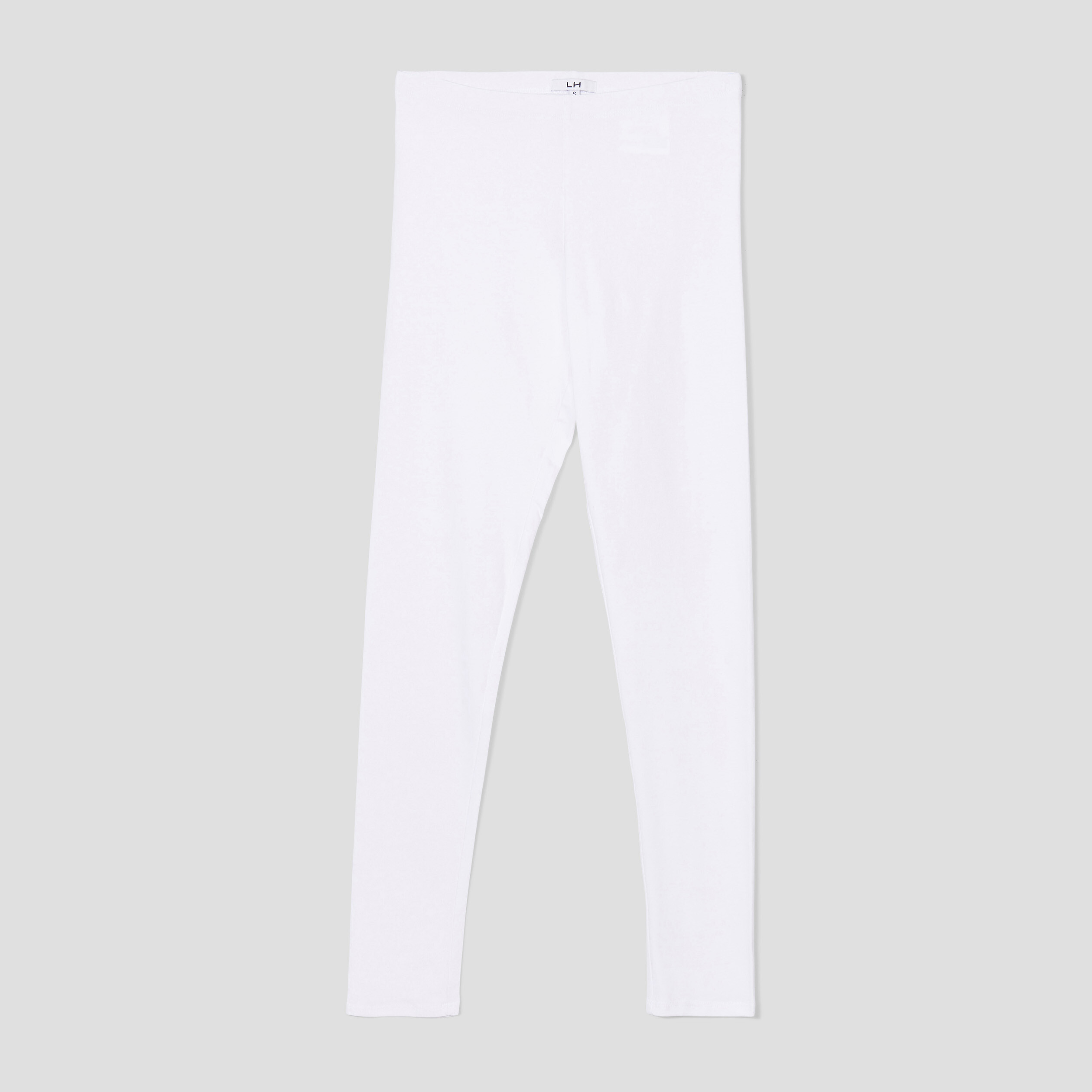 Legging long taille haute blanc femme | La Halle