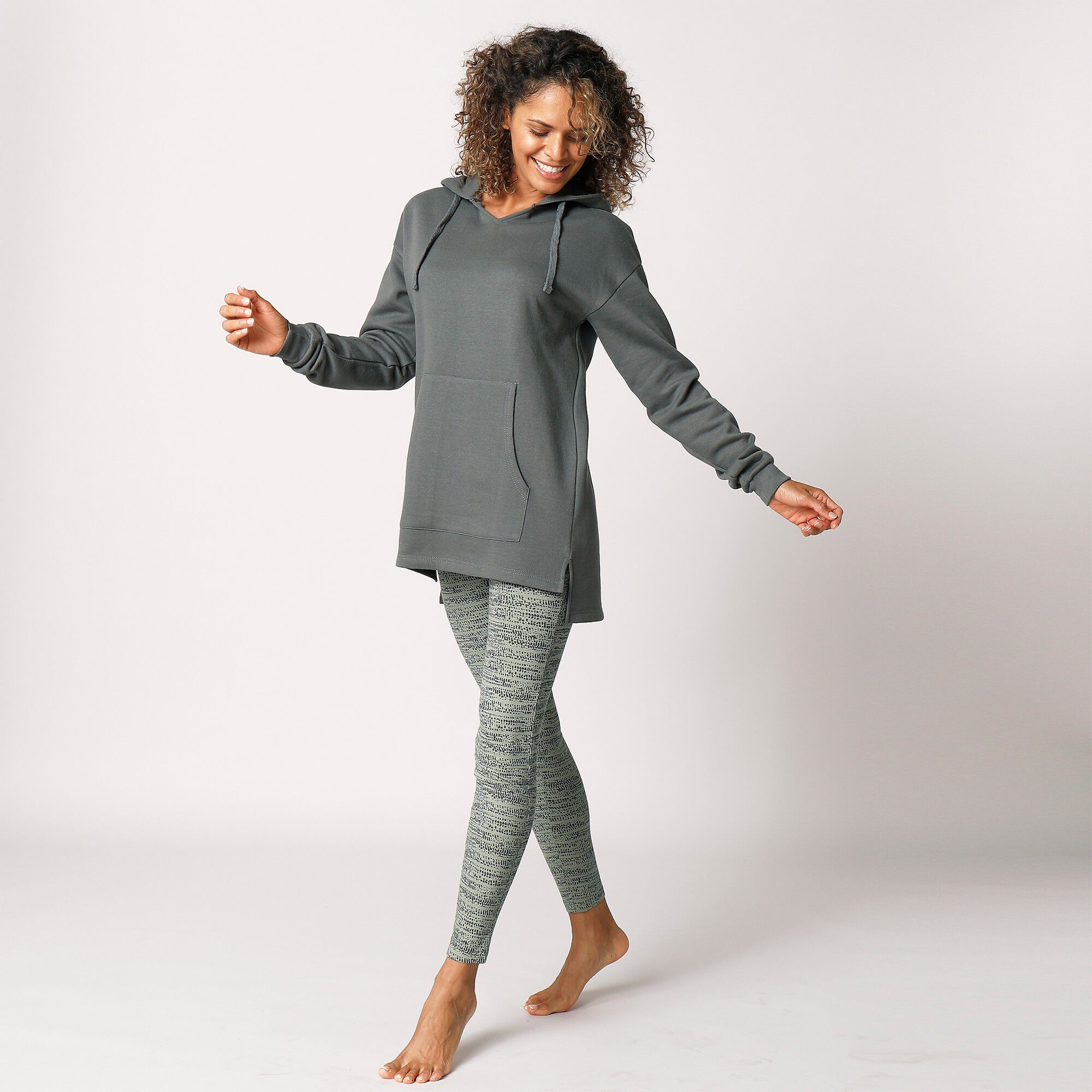 Legging imprimé effet chiné