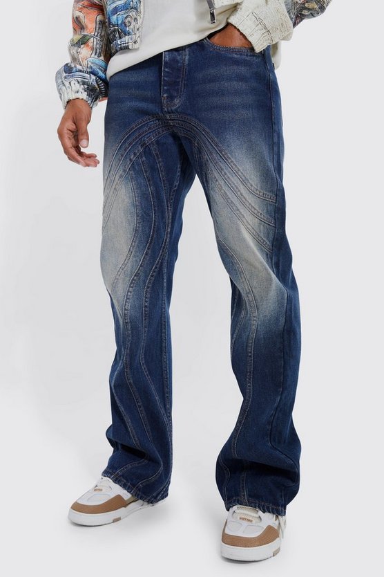 Lockere Schlagjeans