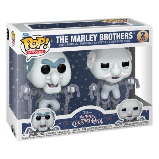 Die Muppets Weihnachtsgeschichte POP! Vinyl Figuren - 2er-Pack Marley Brothers