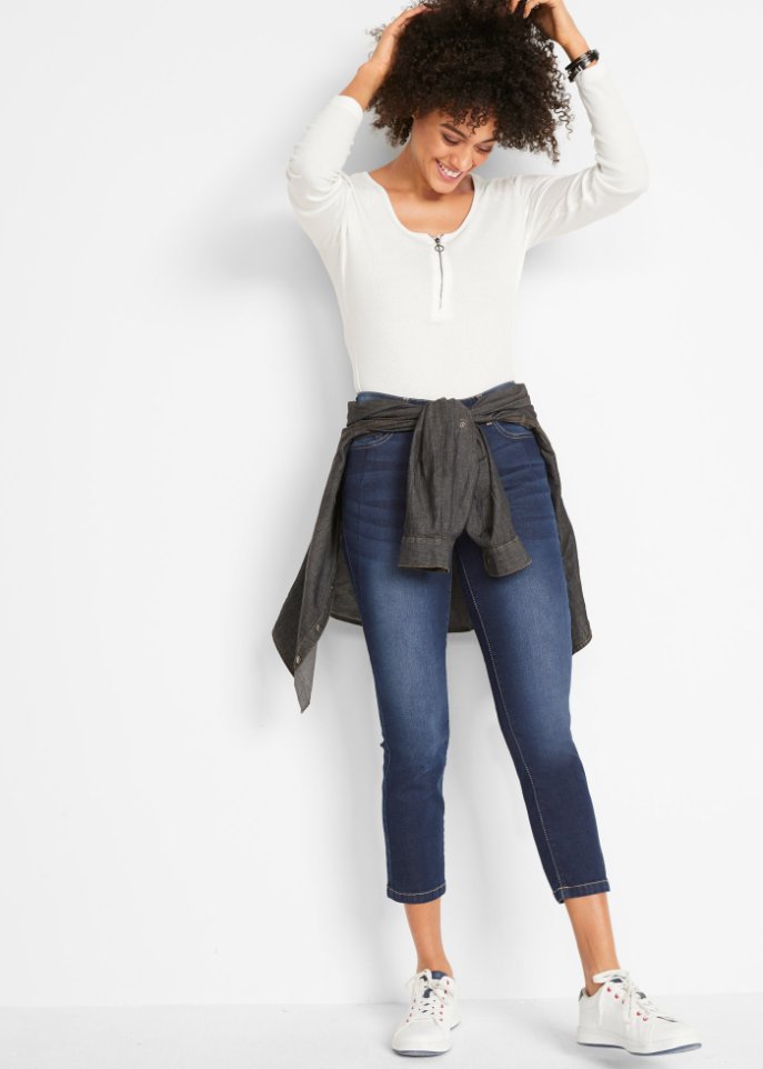 7/8 Slim Fit Ultra-Soft-Jeans
