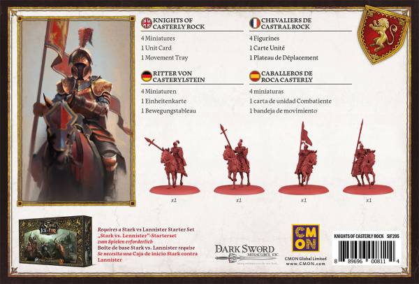 A Song of Ice & Fire - Knights of Casterly Rock (Ritter von Casterlystein) (Erw.)