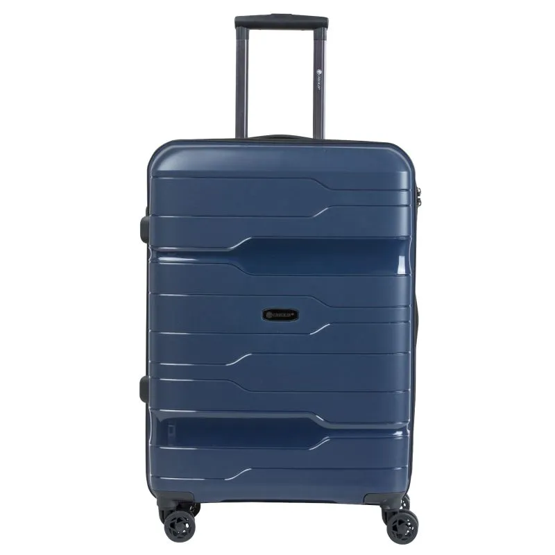 Check.IN 3-tlg. Kofferset MEMPHIS mit 4 Rollen - blau