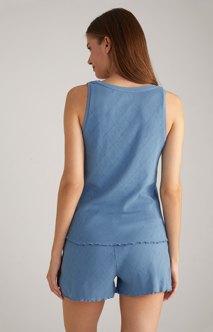 Loungewear Top in Ocean Blue