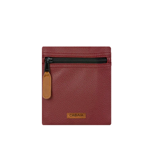 Maison Blanche burgundy side pocket