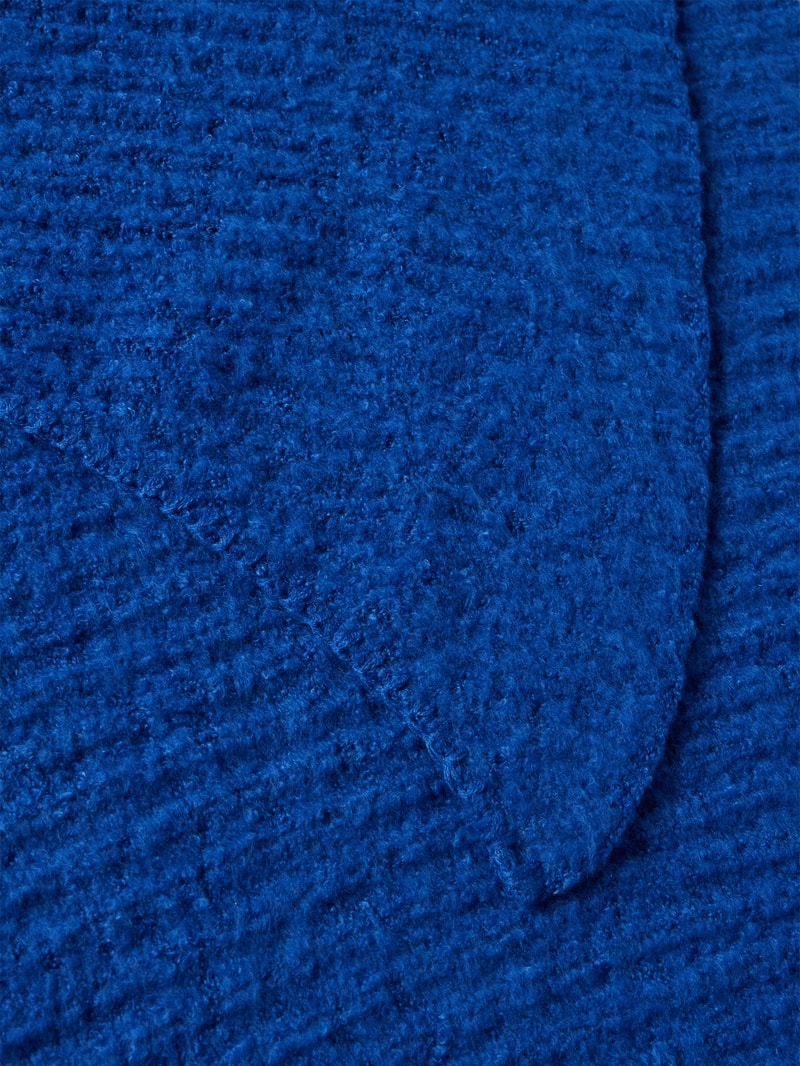 Schal in unifarbenem Design Modell 'PYRON' in ozean blau