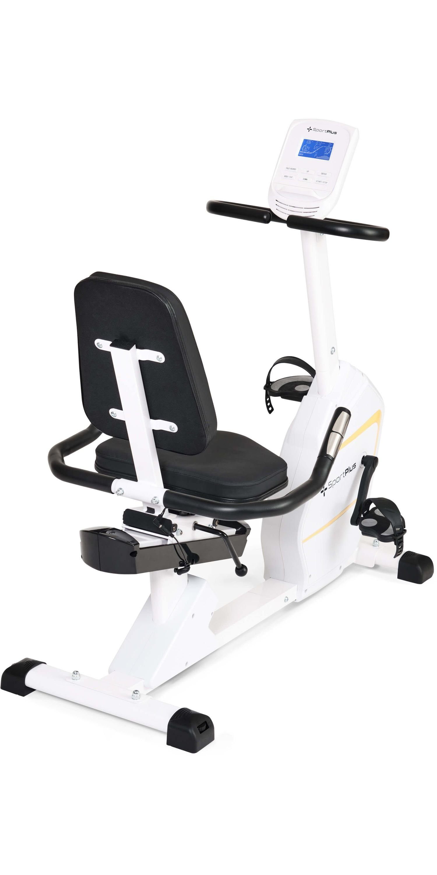 SportPlus Heimtrainer SP-RB-9900-W-iE, Sitzheimtrainer, App-Steuerung, SP-RB-9900-iE