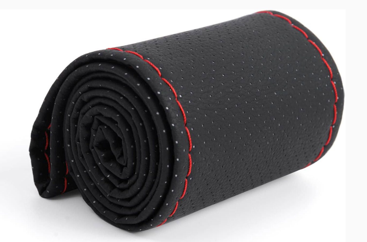 Sarfly Lenkradbezug DIY Lenkradschutz Lenkradschoner aus Mikrofaser mit Nadel und Faden, Ø 37,00 - 40,00 cm, (1-tlg., Anti-Rutsch, Verschleißfest, Hitz), Oberschicht aus Rindsleder