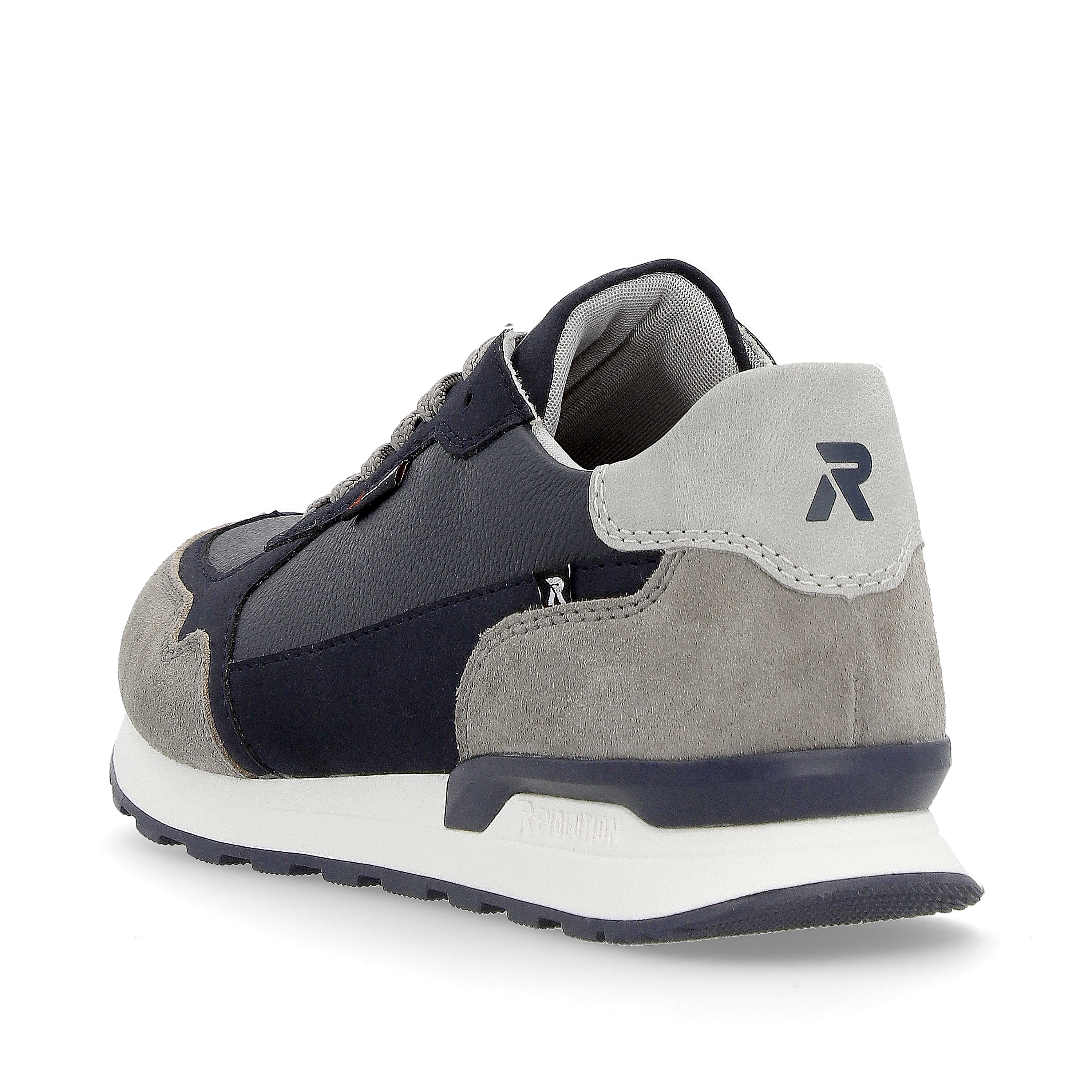 Rieker Herren Sneaker Low dark-blue graphite-grey