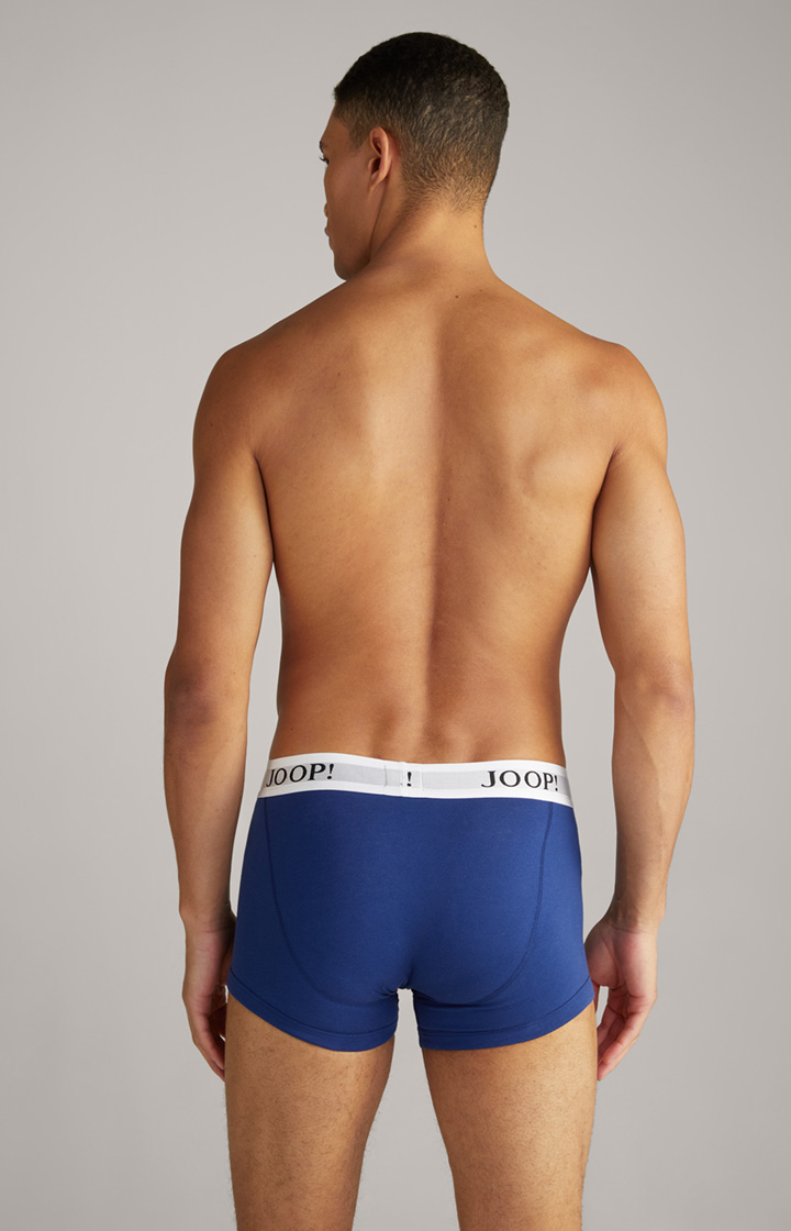 3er-Pack Fine Cotton Stretch Boxer in Schwarz/Rot/Blau