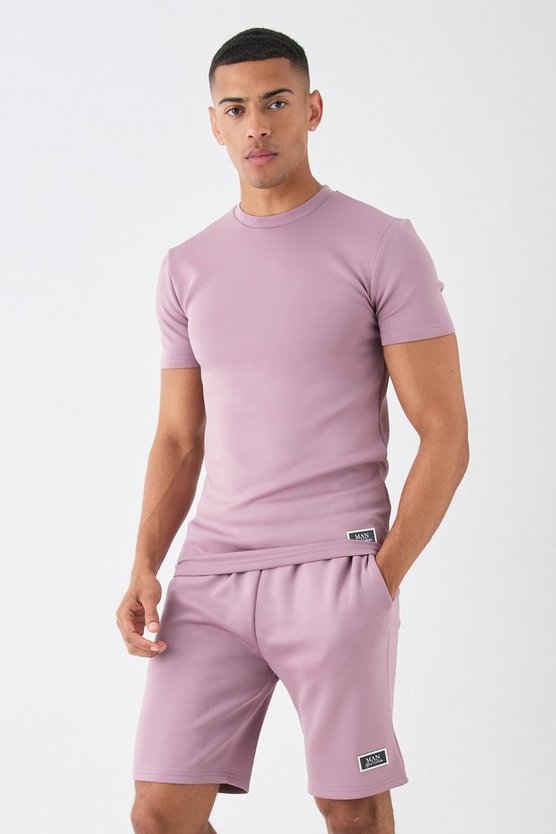 Muscle-Fit Scuba T-Shirt & Shorts