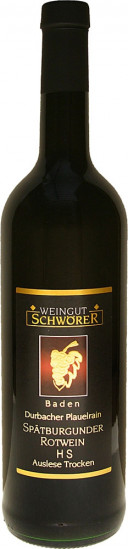 2020 Plauelrain Spätburgunder Auslese trocken - Weingut Schwörer