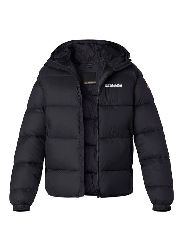 NAPAPIJRI, Steppjacke Suomi, Regular Fit, Mikrofaser thermoregulierend, schwarz
