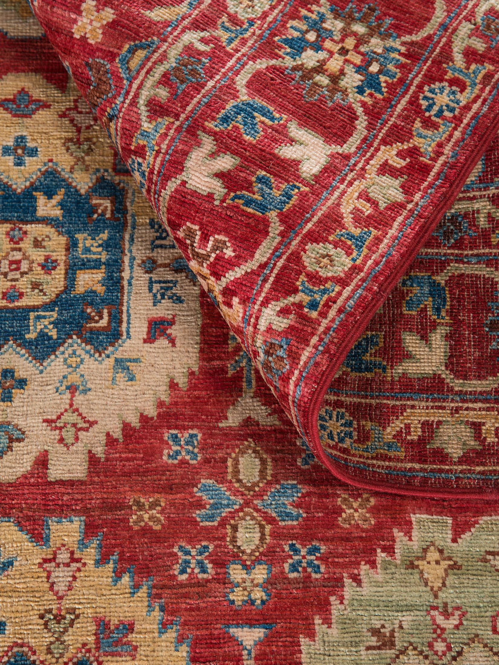 Kazak Ghazni ca. 155 x 198 cm, Unikat / Einzelstück