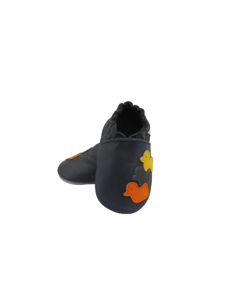 Yalion Leder-Krabbelschuhe 