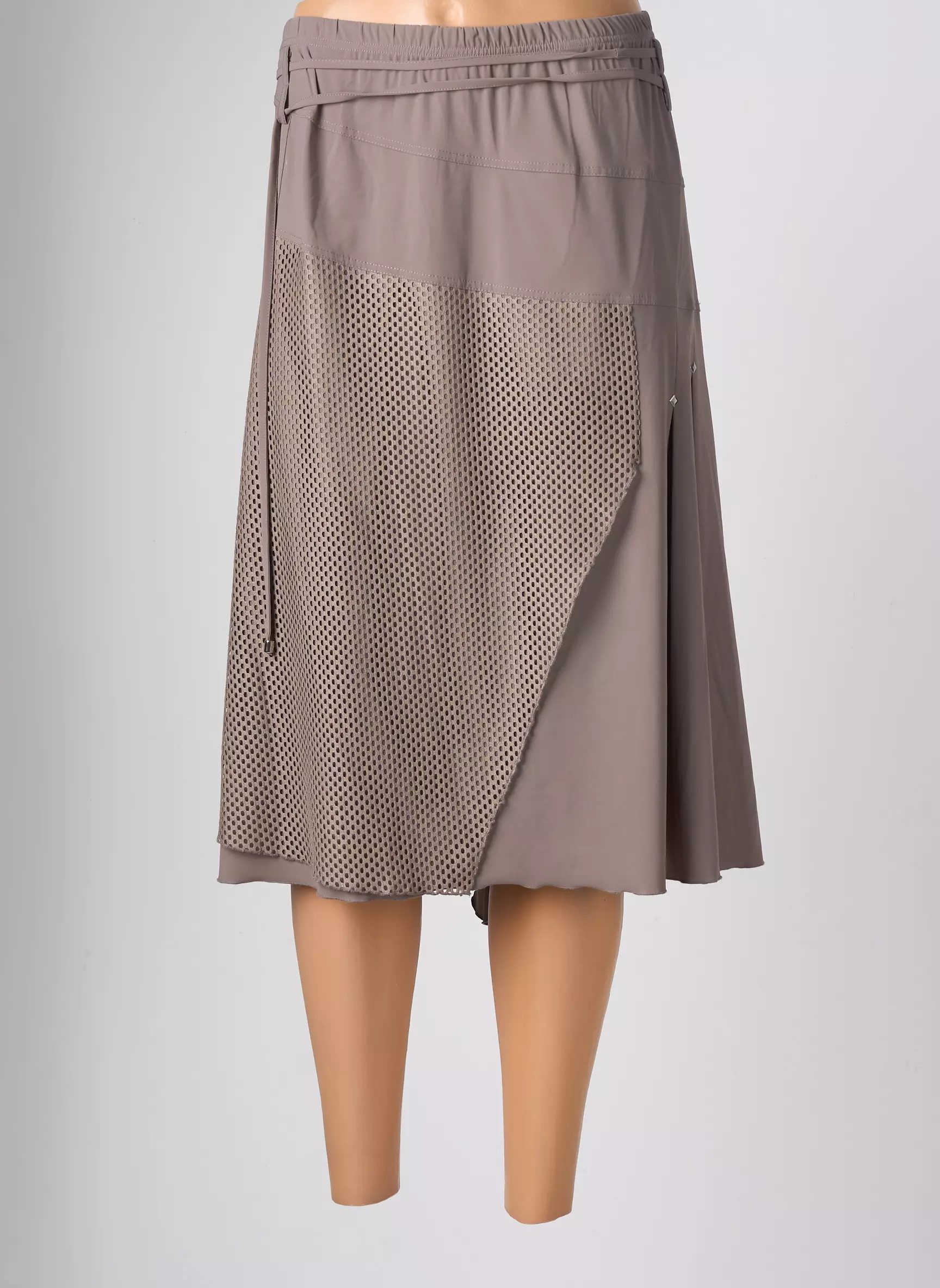 Jean Delfin Jupes Mi Longues Femme couleur gris
