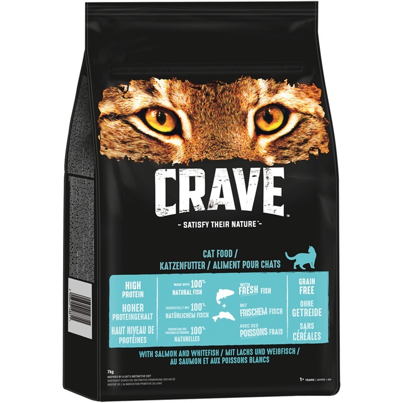 CRAVE Trockenfutter CRAVE mit Lachs und Weißfisch 7 kg