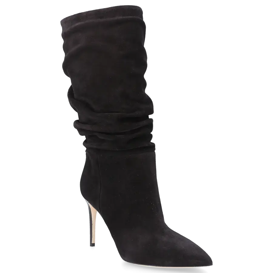 Paris Texas - Stiefel SLOUCHY 85 Veloursleder - schwarz
