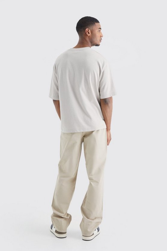 Tall lockere Chino-Hose