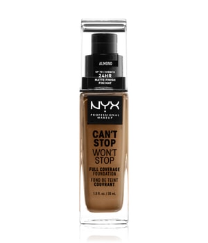 NYX Professional Makeup Can't Stop Won't Stop 24-Hour Foundation Flüssige Foundation-30 ml
