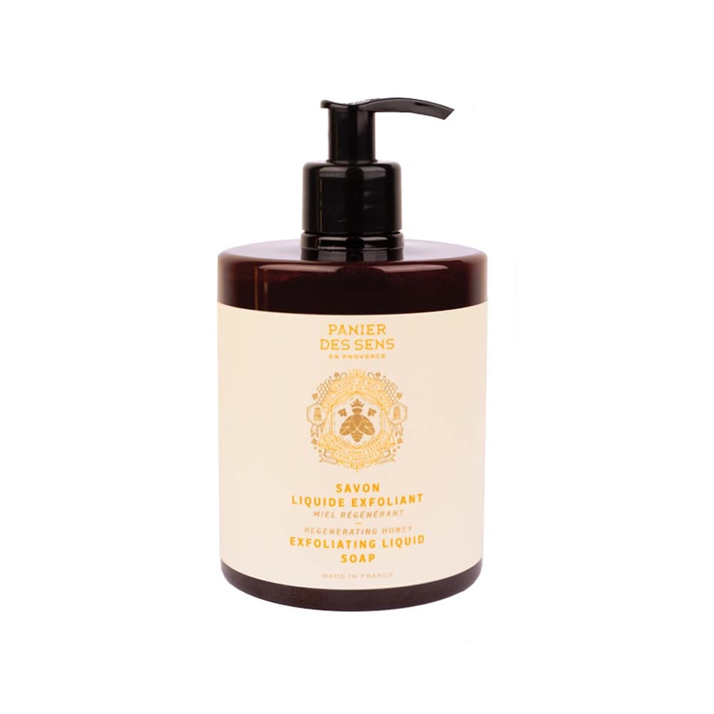 Panier des Sens SAVON LIQUIDE EXFOLIANT | Miel Régénérant Savon Liquide Exfoliant