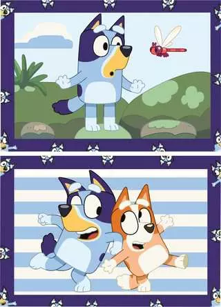 CreArt Bluey - Malen nach Zahlen für Kinder ab 5 Jahren