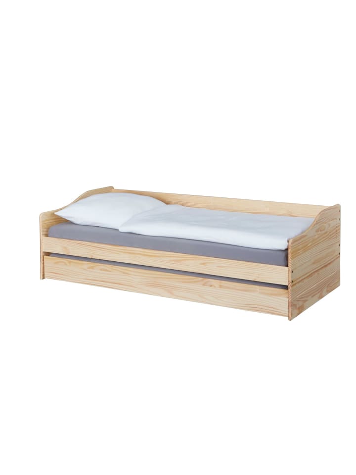 ebuy24 Bett Leonie Holz 207 x 97 cm günstig kaufen onesize