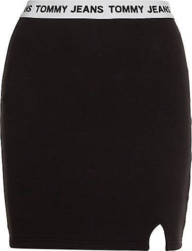 TOMMY-JEANS Damen Minirock TJW LOGO WAISTBAND HWK SKIRT