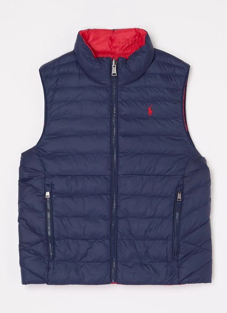 Ralph Lauren Reversible padded bodywarmer with logo embroidery