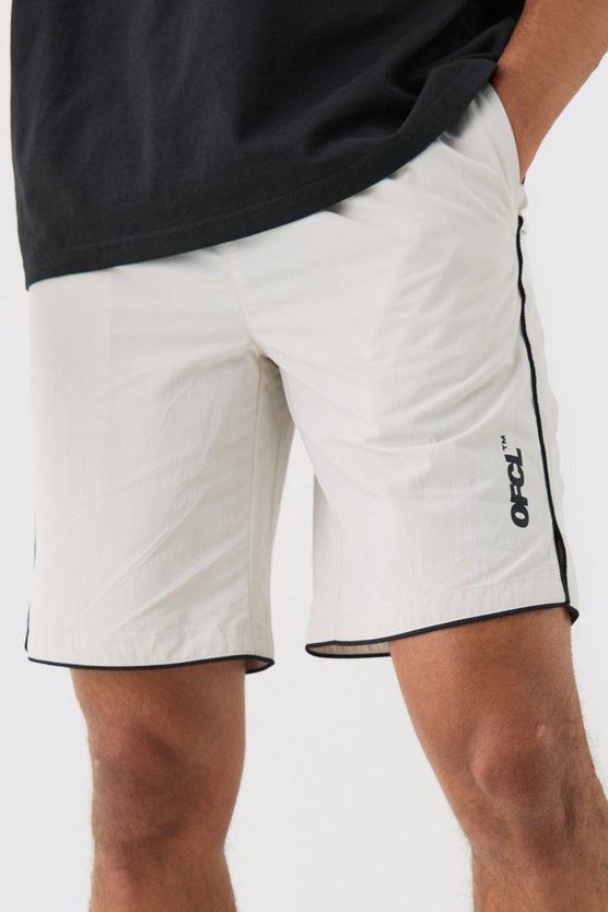 Teflon Laufshorts mit Paspeln