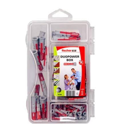 Fischer 553109 DuoPower Steckersortimentbox Mini
