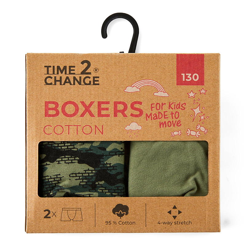 Time 2 Change Boxershorts 2-pk str 130