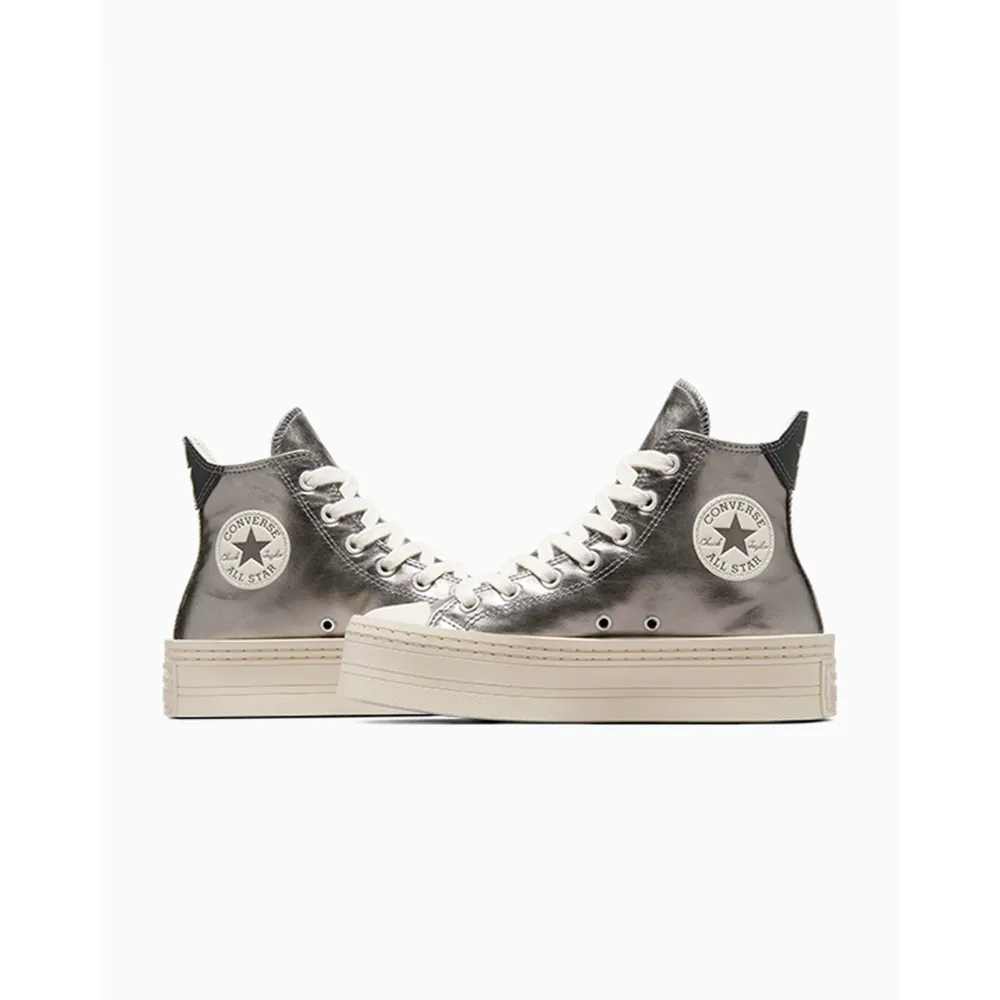 Converse Chuck Taylor All Star Modern Lift Platform Metallic A09897C / grau