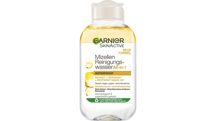 Garnier Skin Active Mizellen Reinigungswasser All In 1 waterproof Mini 100 ml