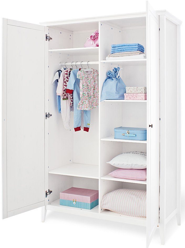 Pinolino® Kinderkleiderschrank Smilla 2-türig; Made in Europe
