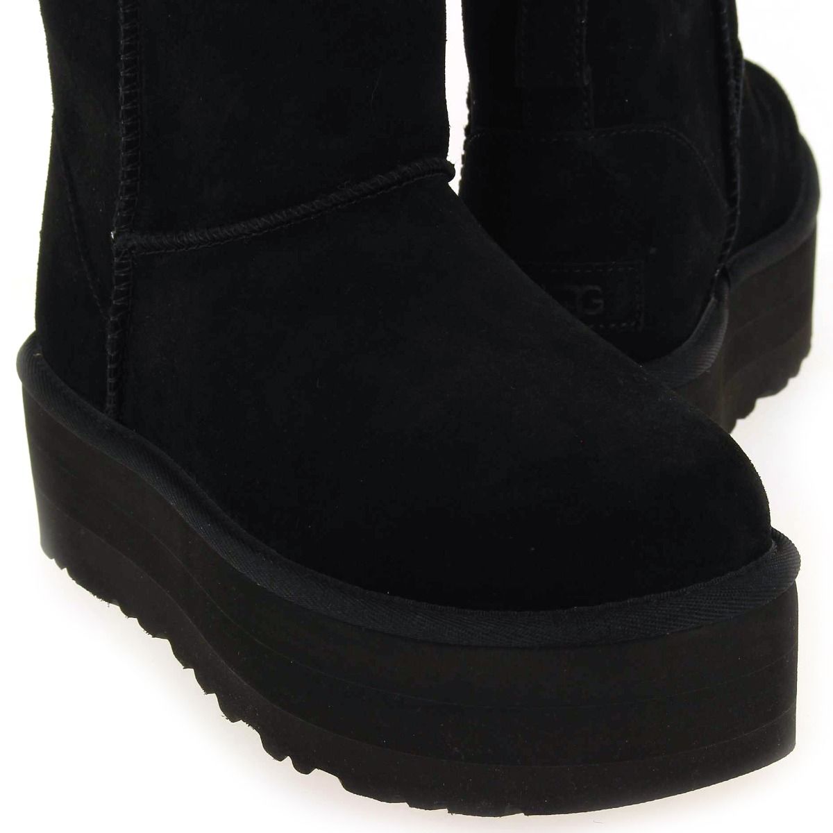 UGG  W CLASSIC MINI PLATFORM - Noir